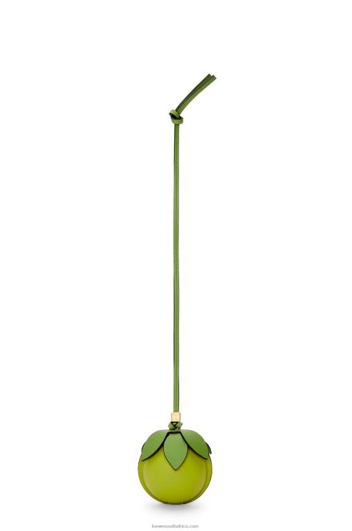 Loewe Women Lime pouch in classic calfskin 206XF585 Meadow Green