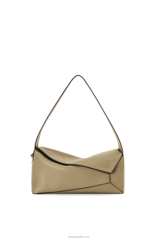 Loewe Women Puzzle Hobo bag in nappa calfskin 206XF458 Artichoke Green