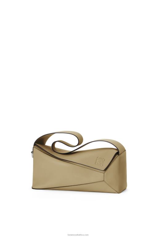 Loewe Women Puzzle Hobo bag in nappa calfskin 206XF458 Artichoke Green