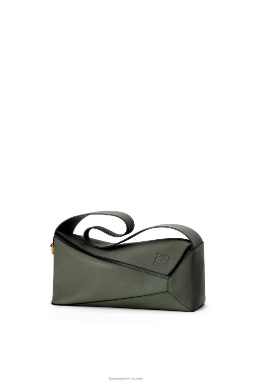 Loewe Women Puzzle Hobo bag in nappa calfskin 206XF472 Vintage Khaki