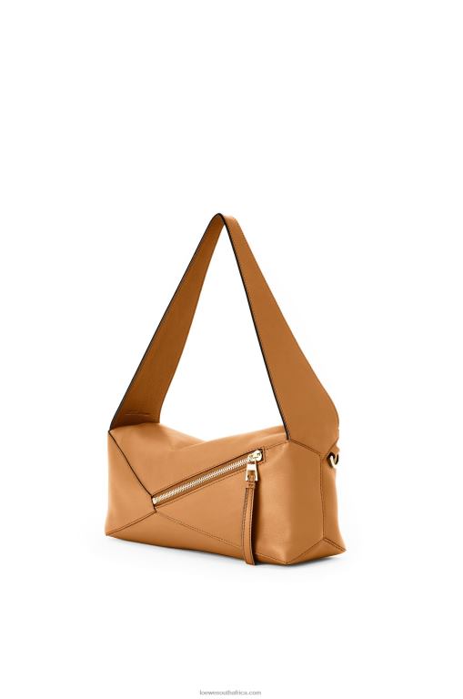 Loewe Women Puzzle Hobo bag in nappa calfskin 206XF473 Warm Desert