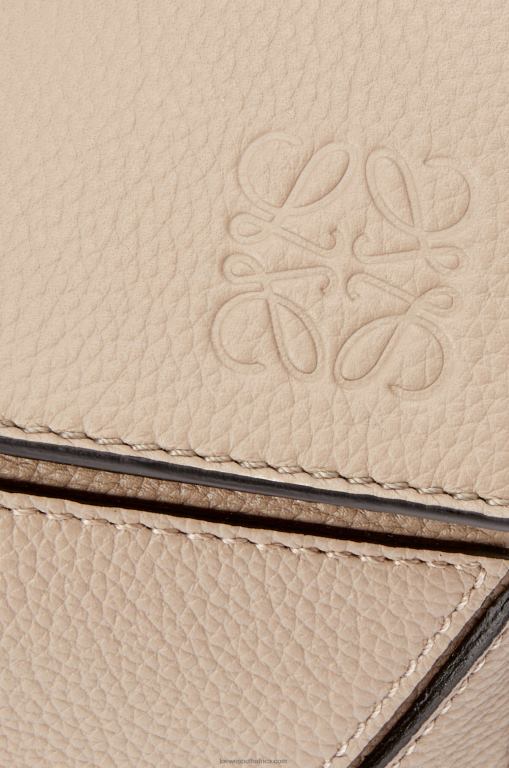 Loewe Women Puzzle bag in soft grained calfskin 206XF409 Sand
