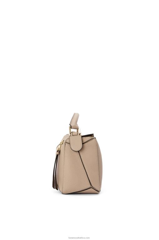 Loewe Women Small Puzzle bag in soft grained calfskin 206XF397 Sand