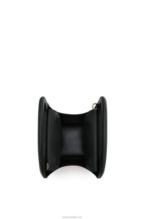 Loewe Women Architects D bag in natural calfskin 206XF171 Black