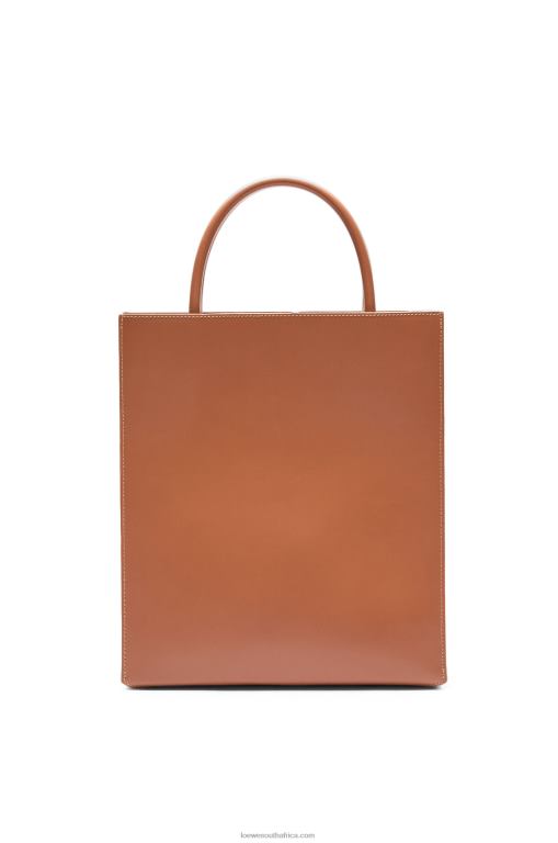 Loewe Women Standard A4 Tote in sleek calfskin 206XF115 Tan