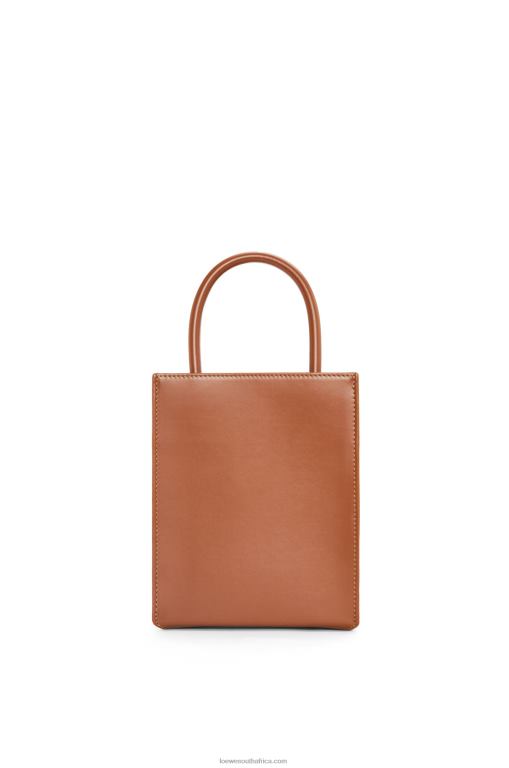 Loewe Women Standard A5 Tote in sleek calfskin 206XF116 Tan
