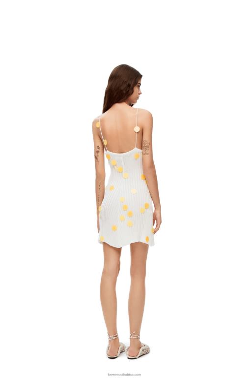 Loewe Women Sequin mini dress in viscose 206XF1040 White