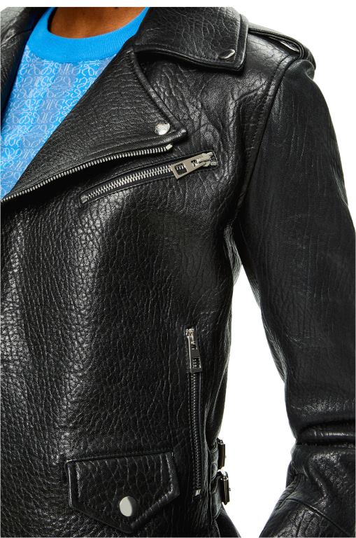Loewe Women Biker jacket in nappa 206XF1137 Black