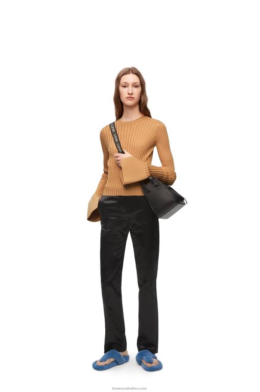 Loewe Women Long sleeve top in viscose 206XF847 Beige