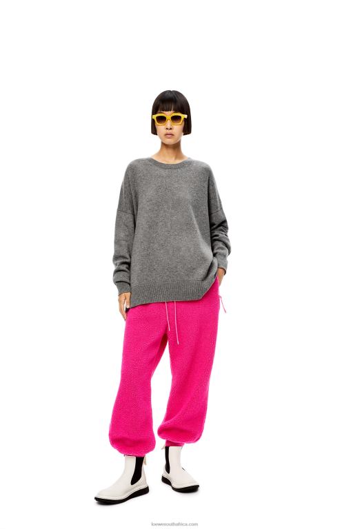 Loewe Women Sweater in cashmere 206XF1018 Grey