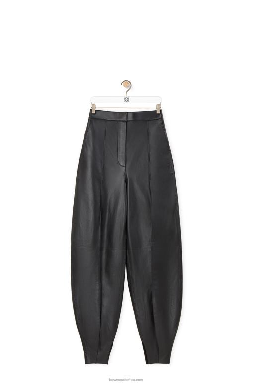 Loewe Women Balloon trousers in nappa 206XF1139 Black