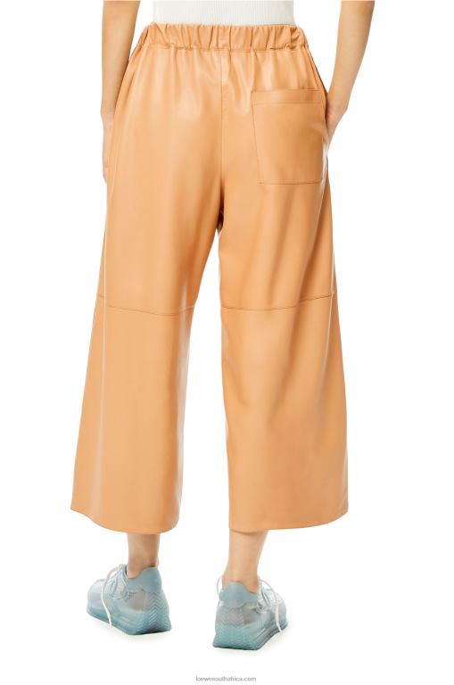 Loewe Women Cropped elasticated trousers 206XF1146 Butter