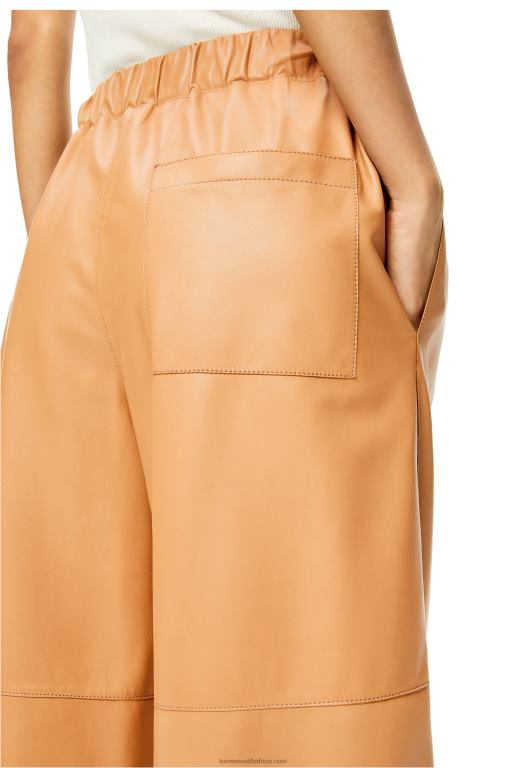 Loewe Women Cropped elasticated trousers 206XF1146 Butter