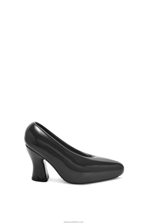 Loewe Women Comic lacquered foam pump in light foam rubber 206XF734 Shiny Black