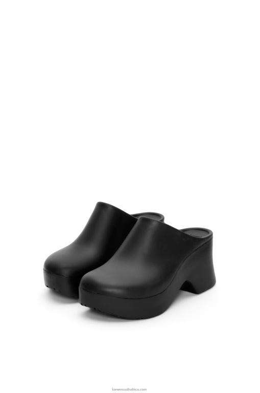 Loewe Women Terra foam clog in light foam rubber 206XF744 Black