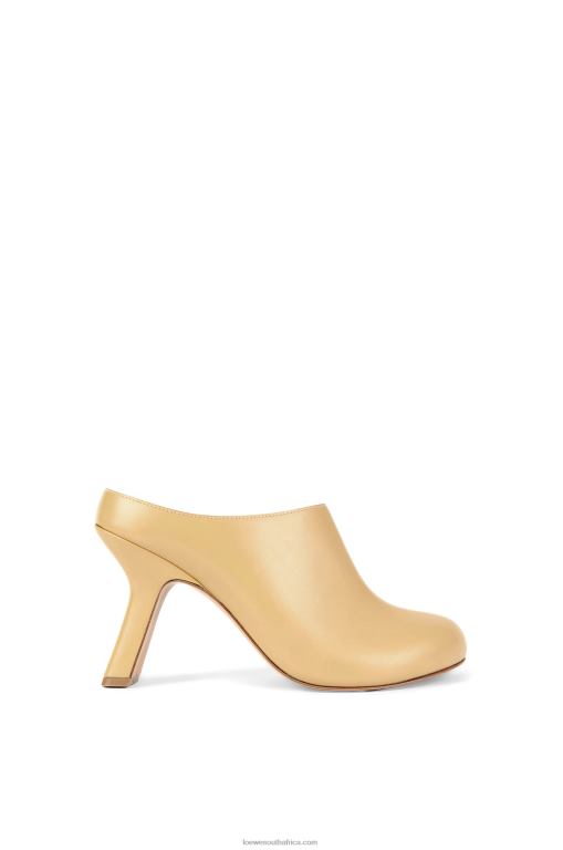 Loewe Women Terra heel clog in calfskin 206XF741 Medium Concealer