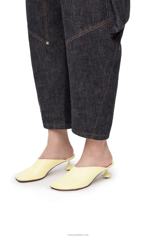 Loewe Women Toy mule in goatskin 206XF736 Faded Acacia
