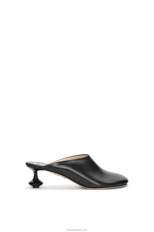Loewe Women Toy mule in goatskin 206XF739 Black