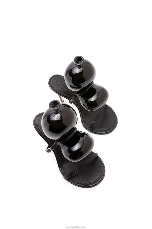 Loewe Women Balloon sandal in lambskin 206XF707 Black