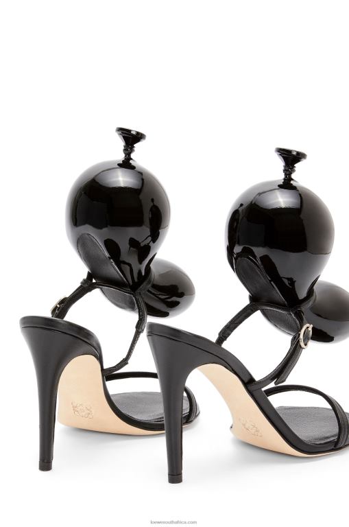 Loewe Women Balloon sandal in lambskin 206XF707 Black