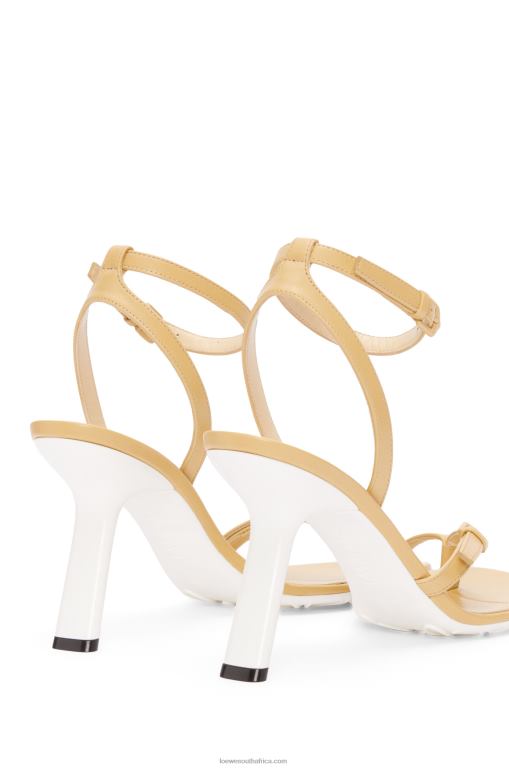 Loewe Women Petal stiletto sandal in lambskin 206XF676 Medium Concealer