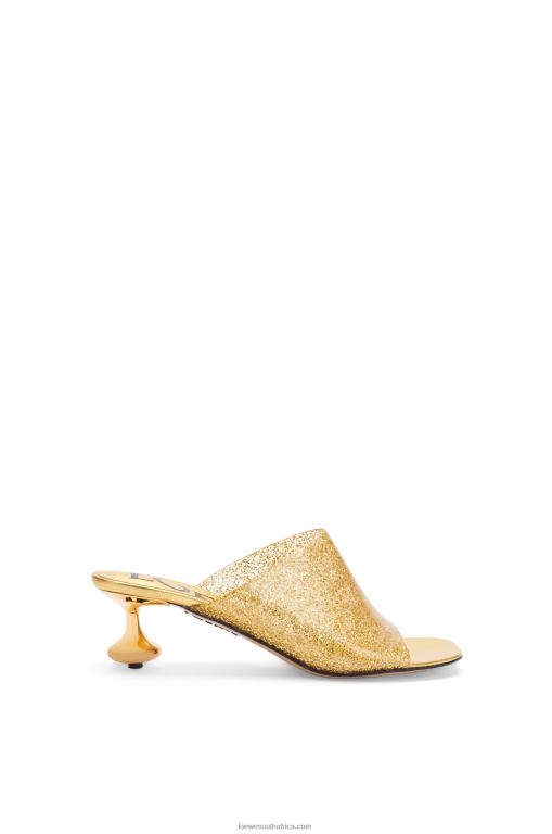 Loewe Women Toy slide in transparent material 206XF691 Transparent/Gold