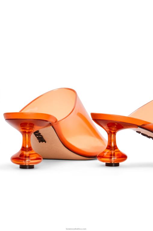Loewe Women Toy slide in transparent material 206XF693 Transparent Orange