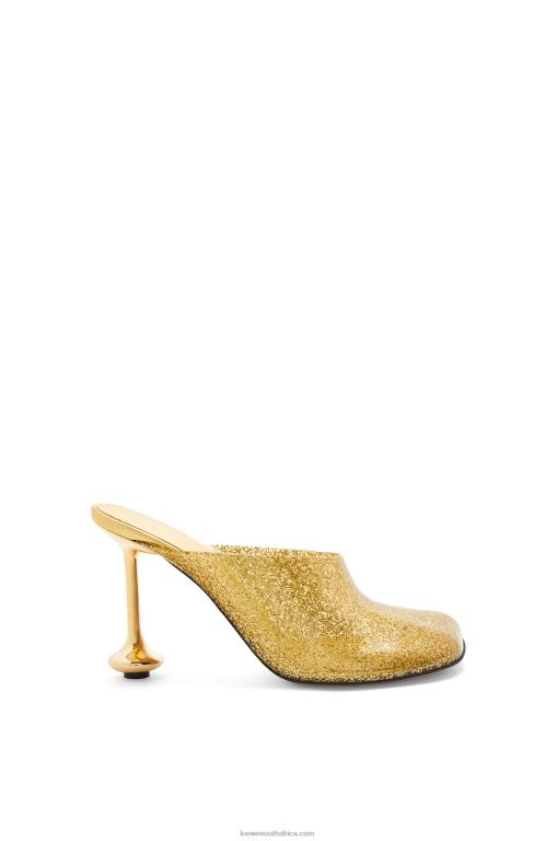 Loewe Women Toy slide in transparent material 206XF694 Transparent/Gold