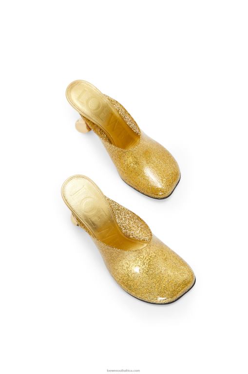 Loewe Women Toy slide in transparent material 206XF694 Transparent/Gold