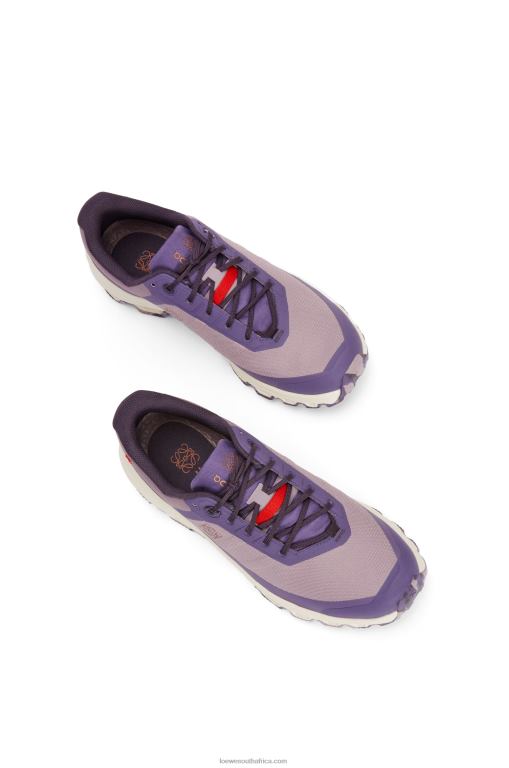 Loewe Women Cloudventure running shoe in nylon 206XF633 Lilac