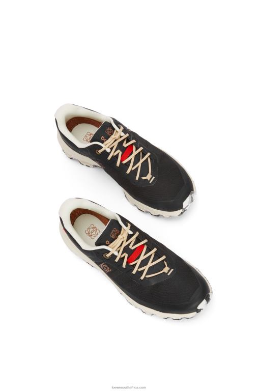 Loewe Women Cloudventure running shoe in nylon 206XF636 Black
