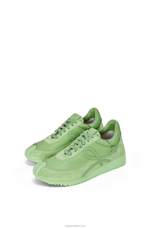 Loewe Women Flow runner in calfskin 206XF650 Mint