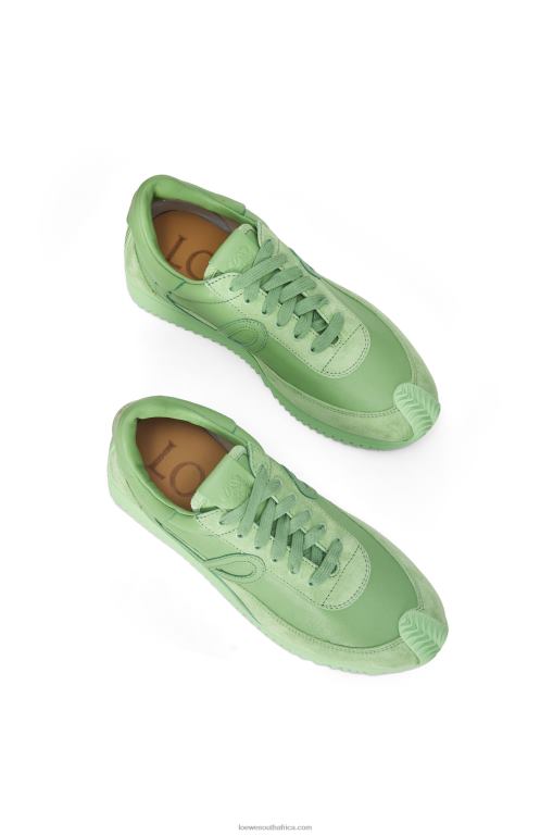 Loewe Women Flow runner in calfskin 206XF650 Mint