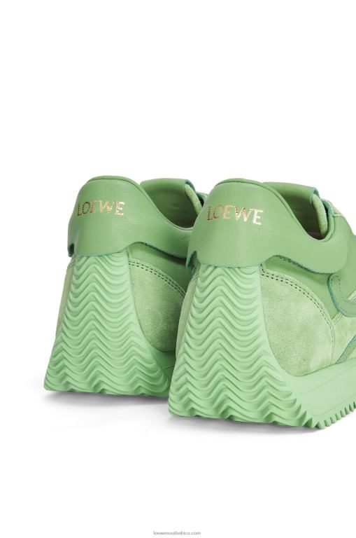 Loewe Women Flow runner in calfskin 206XF650 Mint