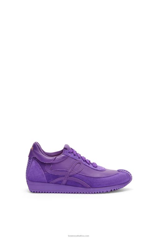Loewe Women Flow runner in calfskin 206XF651 Bouganville