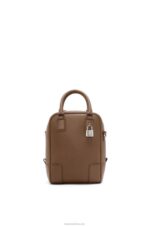 Loewe Men Amazona 15 in nappa calfskin 206XF191 Winter Brown