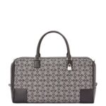 Loewe Men Amazona 44 bag in Anagram jacquard and calfskin 206XF149 Navy/Black