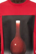 Loewe Men Ceramic print T-shirt in cotton 206XF821 Red - Image 3