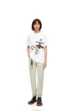 Loewe Men Heen, Markl and Turnip Head T-shirt in cotton 206XF831 White