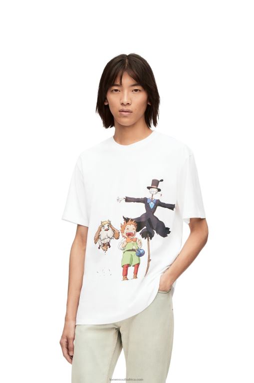 Loewe Men Heen, Markl and Turnip Head T-shirt in cotton 206XF831 White - Image 3