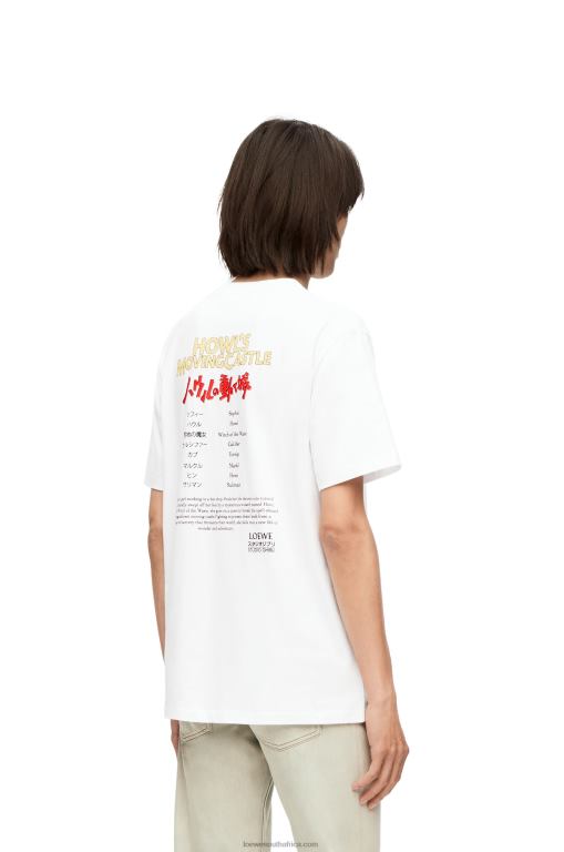 Loewe Men Heen, Markl and Turnip Head T-shirt in cotton 206XF831 White - Image 5