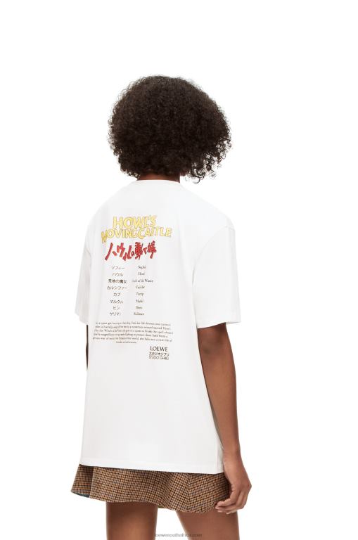 Loewe Men Heen, Markl and Turnip Head T-shirt in cotton 206XF831 White - Image 6
