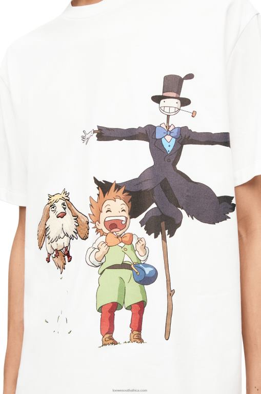 Loewe Men Heen, Markl and Turnip Head T-shirt in cotton 206XF831 White - Image 7