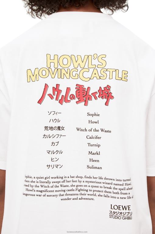 Loewe Men Heen, Markl and Turnip Head T-shirt in cotton 206XF831 White - Image 8