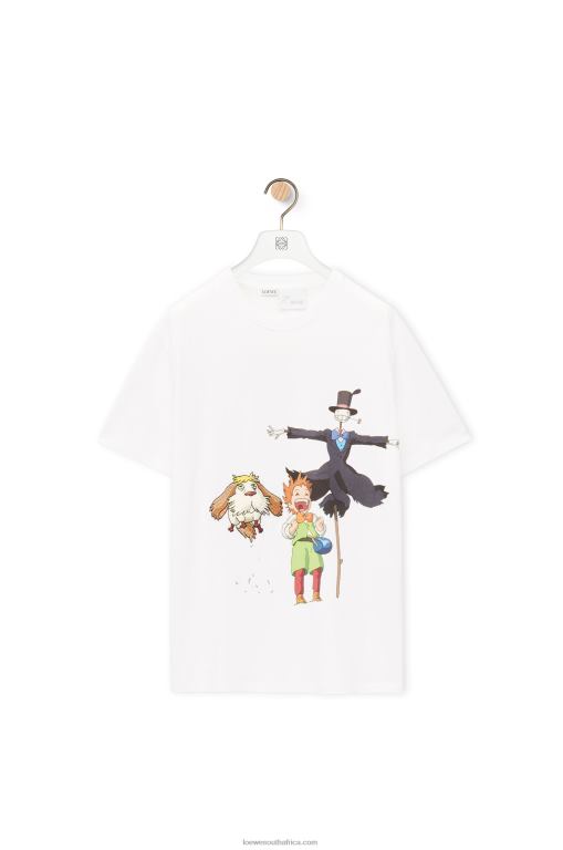 Loewe Men Heen, Markl and Turnip Head T-shirt in cotton 206XF831 White - Image 9