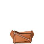 Loewe Men Mini Puzzle bumbag in classic calfskin 206XF278 Tan