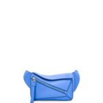 Loewe Men Mini Puzzle bumbag in classic calfskin 206XF547 Seaside Blue