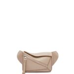 Loewe Men Mini Puzzle bumbag in classic calfskin 206XF548 Sand