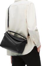 Loewe Men Puzzle Edge bag in grained calfskin 206XF540 Black - Image 2