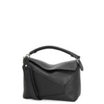 Loewe Men Puzzle Edge bag in grained calfskin 206XF540 Black